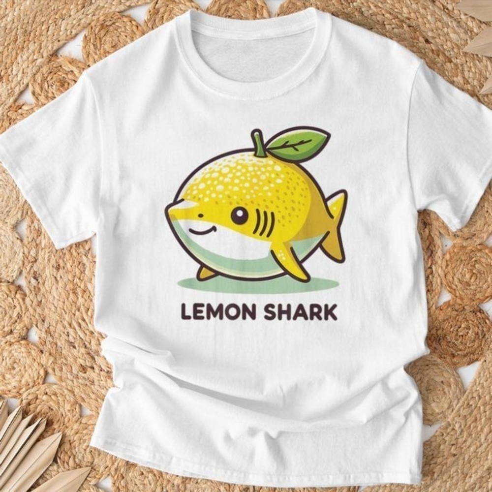 Lemon Shark Animal Made Of Fruit Tshirt
